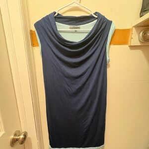 Michael Stars Navy and Light Blue dress